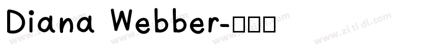 Diana Webber字体转换
